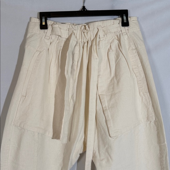 Free People Skyrider Relaxed Fit Pant Size S Cream Color NWOT - Picture 4 of 11